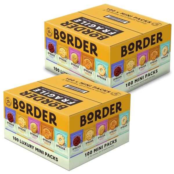 Border Biscuits 5 Varieties Individually Wrapped (Box of 100)